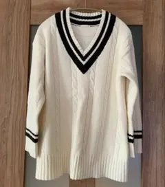 GU パフィータッチチルデンオーバーサイズセーター(長袖) 343535