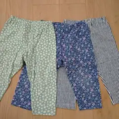 ユニクロ レギンスパンツ 七分丈 3点