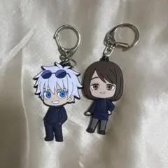 呪術廻戦 懐玉 玉折 ラバーキーホルダー 五条悟　家入硝子