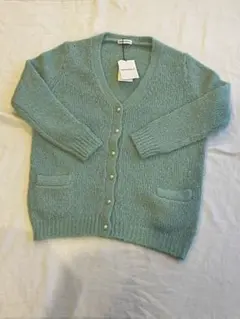 MADISONBLUE パールカーディガン モヘヤカーディガン