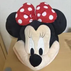ミニーマウス 帽子 耳とリボン付き