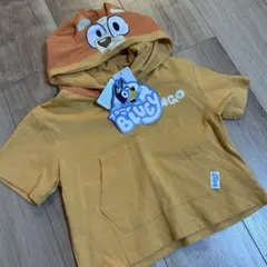 新品タグ付き ブルーイ BINGO フード付きTシャツ