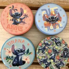 スティッチ プチキャン 缶 ケース ディズニー 4個セットのサムネイル