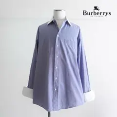 1980s Burberry’s クレリックカラー　ダブルカフスシャツ　USA製のサムネイル