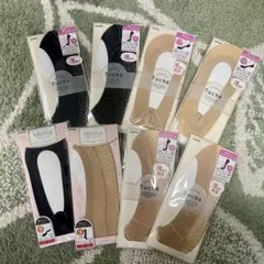 GUNZE Tuche フットカバー 8点セット 22-24cm 浅履き