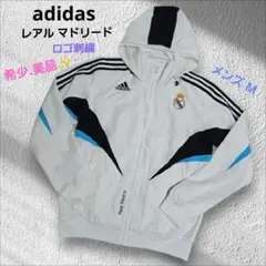 adidas レアル マドリード フード付き フルジップトラックジャケット M