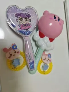 小学生 女の子向け　くし＆ちいかわヘアゴムセット