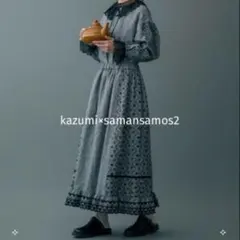 美品！kazumi×samansamos2 刺繍レース3WAYスカート