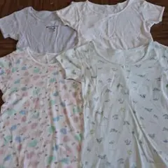 130センチ半袖肌着インナーシャツまとめ売りセット女の子