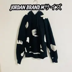 JORDAN BRAND 黒 白模様 フード付きパーカー