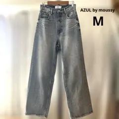 AZUL by moussy AZUL DENIM ラインストーンワイドデニム