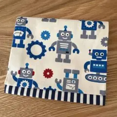 4811【2点100円、3点200円引き】ロボット柄移動ポケット