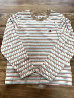 FRUIT OF THE LOOM ボーダー長袖Tシャツ Mサイズ