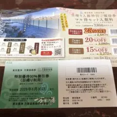 東京豊洲万葉の湯 50%割引券