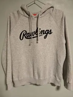 Rawlings グレー フード付きスウェットシャツ　パーカー