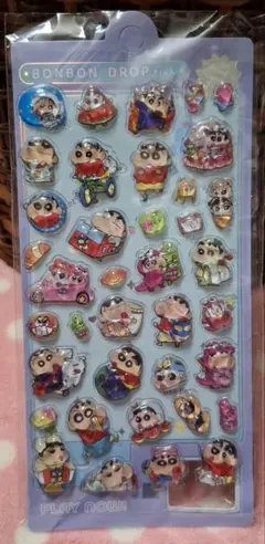 クレヨンしんちゃん ボンボンドロップ シール★ウォーター