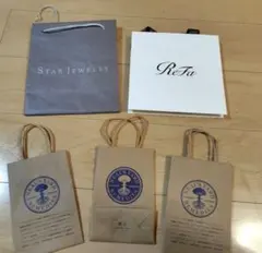 Star Jewelry ReFa他　ショップ袋5枚まとめて