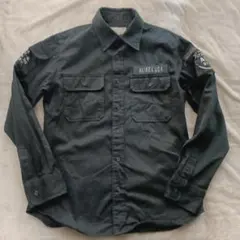 【 AVIREX 】ファティーグシャツ ブラック L