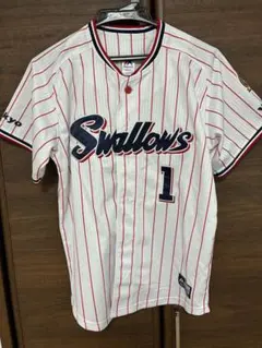 ヤクルト山田哲人選手 #1 レプリカユニフォーム ホーム L Majestic