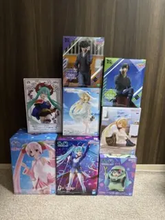 初音ミク等プライズフィギュア8体まとめ売り
