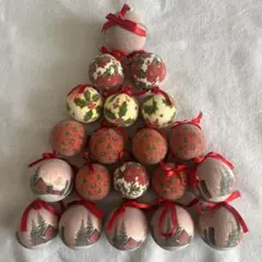 未使用品　クリスマス　オーナメント　アンティーク調 humming-f_921002