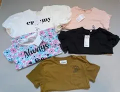 【新品未使用＆美品】半袖Tシャツ　5枚セット売り　100cm-110cm