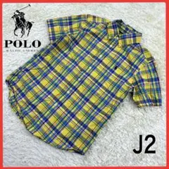 送料無料！ ポロラルフローレン マルチカラー 半袖 チェック柄 ボタンシャツ