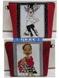 ロラライハリス　ハンドメイドポーチ