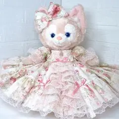リーナベルぬいぐるみ(花飾り付きピンクドレス付き) リーナベルぬいぐるみ(花飾り付きピンクドレス付き) - メルカリ
