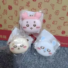【新品未開封】ちいかわ　おかおミニシリコンポーチ　3種セット