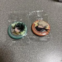 ヒロアカ くら寿司 ビッくらポン 缶バッチ 2点セット