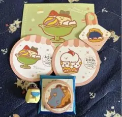 お文具といっしょ コラボカフェ2 ノベルティグッズ 5点ガチャガチャ まとめ売り