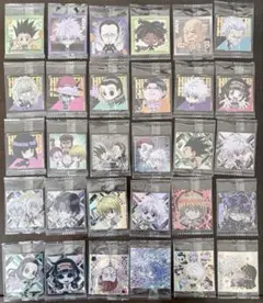 ハンターハンターウエハース 第4弾　シール　フルコンプ30枚セット！①切口混在