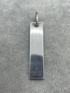 GUCCI SV925 GGプレートトップ 10g GUCCI ネックレストップ GUCCI SV925 GGプレートトップ 10g GUCCI ネックレストップ - メルカリ