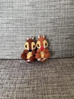 ナカジマコーポレーション　チップとデール　ぬいぐるみ　マスコット　キーホルダー