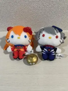 エヴァンゲリオン ハローキティ ぬいぐるみ - メルカリ