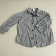 H&M 長袖シャツ グレー 80cm