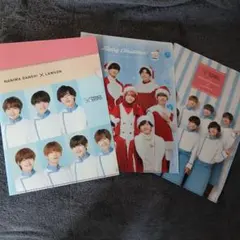なにわ男子　LAWSON クリアファイル 3枚セット