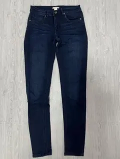 H&M スキニーデニムパンツ インディゴブルー　38のサムネイル