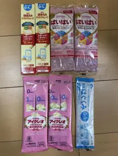 ほほえみ らくらくキューブ、Wakodoはいはい 粉ミルクなど7点