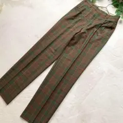 【クランドレイクCHLANDLAKE パンツ】　ゴルフ　チェック　【M】2104