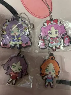 名探偵プリキュア ラバーマスコット 4個セット