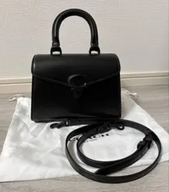 COACH ブラック ショルダーバッグ　ハンドバッグ