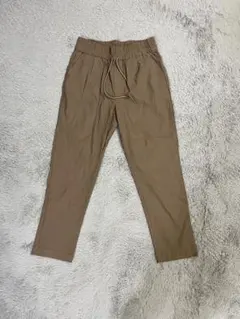 薄手裏起毛パンツ　L