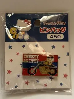 【激レア】TWEETY＆KITTY コラボ ピンバッジ 2002年