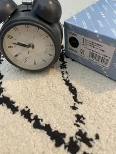 SEIKO アラーム時計 KR504A グレー 箱付き