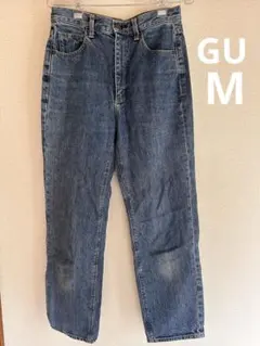 GU ハイライズストレートジーンズM