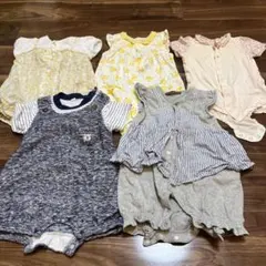 ベビー服 ロンパース カバーオール 5点セット