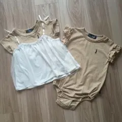 EASTBOY カットソー ロンパース リンクコーデセット 110 90のサムネイル