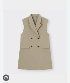 GU オーバーサイズダブルブレストベスト　M